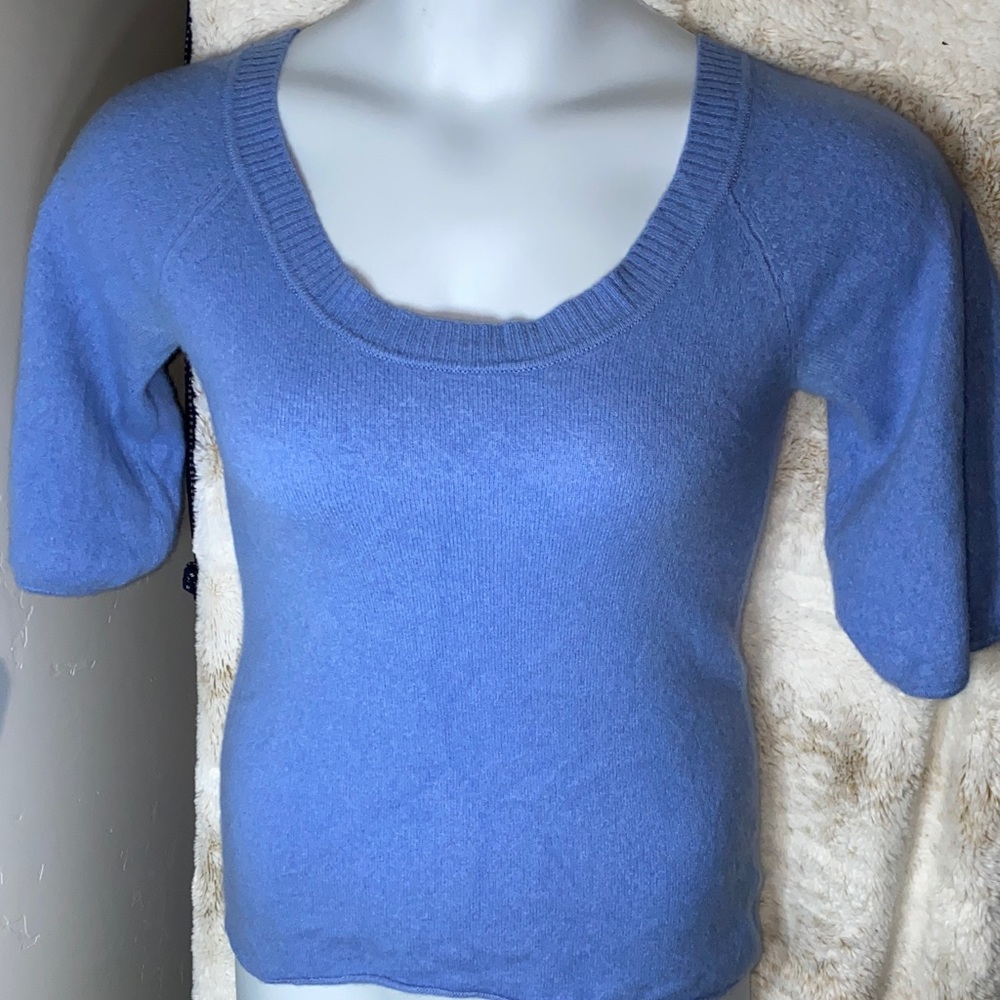 Cynthia Steffe Periwinkle Blue Knit Top